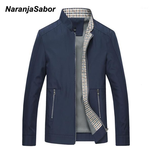 men's jackets naranjasabor 2021 spring autumn mens solid color casual coats men's clothing stand collar male bomber n6561, Black;brown
men's jackets naranjasabor 2021 spring autumn mens solid color casual coats men's clothing stand collar male bomber n6561, Black;brown