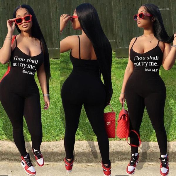 women's jumpsuits & rompers dpsde 2021 women summer movement style sleeveless condole belt letters long pants1, Black;white
women's jumpsuits & rompers dpsde 2021 women summer movement style sleeveless condole belt letters long pants1, Black;white