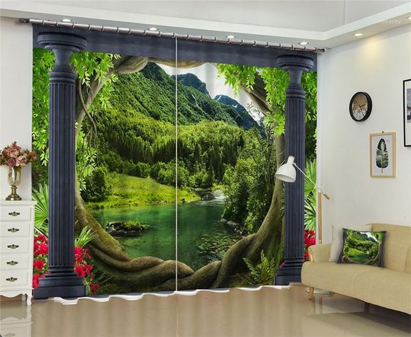 luxury european style curtains for living room 3d window curtain green landscape cortina drapes rideaux customized pillowcase1
luxury european style curtains for living room 3d window curtain green landscape cortina drapes rideaux customized pillowcase1