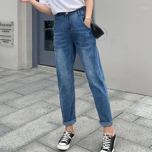large size high waist jeans denim women spring new harlan pants thin retro style old brand pants1, Blue
large size high waist jeans denim women spring new harlan pants thin retro style old brand pants1, Blue