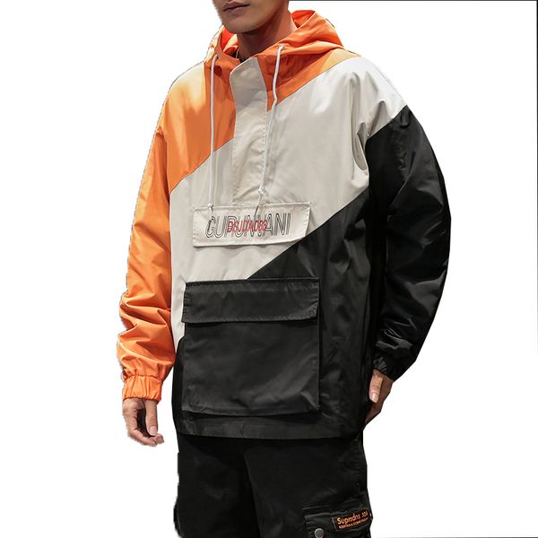 new sping jackets men patchwork jacket fashion hip hop plus size college student windbreaker coat men's hood jacket m- lj201013, Black;brown
new sping jackets men patchwork jacket fashion hip hop plus size college student windbreaker coat men's hood jacket m- lj201013, Black;brown