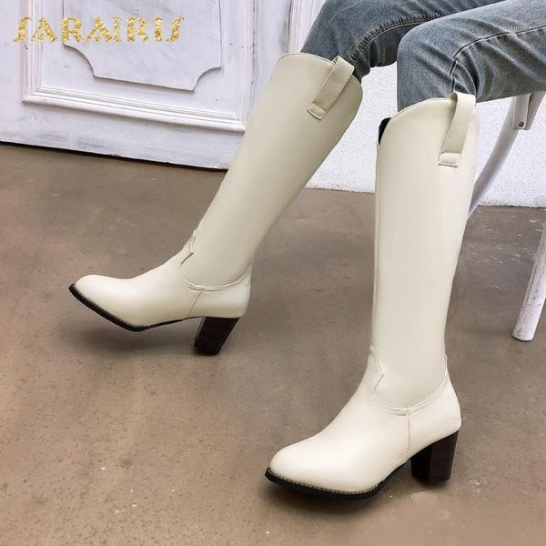 sarairis new fashion 2020 high heels western boots woman shoes platform slip-on solid spring autumn fashion boots ladies1, Black
sarairis new fashion 2020 high heels western boots woman shoes platform slip-on solid spring autumn fashion boots ladies1, Black