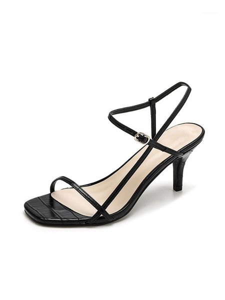high-heeled sandal woman 2021 new black thin heel fashionable one-word belt female heel sandal1
high-heeled sandal woman 2021 new black thin heel fashionable one-word belt female heel sandal1