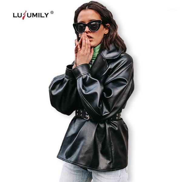 lusumily women pu leather jacket black streetwear belt leather coat ladies autumn motorcycle fashion faux jackets female1
lusumily women pu leather jacket black streetwear belt leather coat ladies autumn motorcycle fashion faux jackets female1