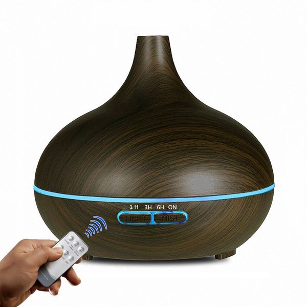 550ml aroma diffuser ultrasonic air humidifier wood grain 7color night light remote electric essential oil aromatherapy diffuser 1012
550ml aroma diffuser ultrasonic air humidifier wood grain 7color night light remote electric essential oil aromatherapy diffuser 1012