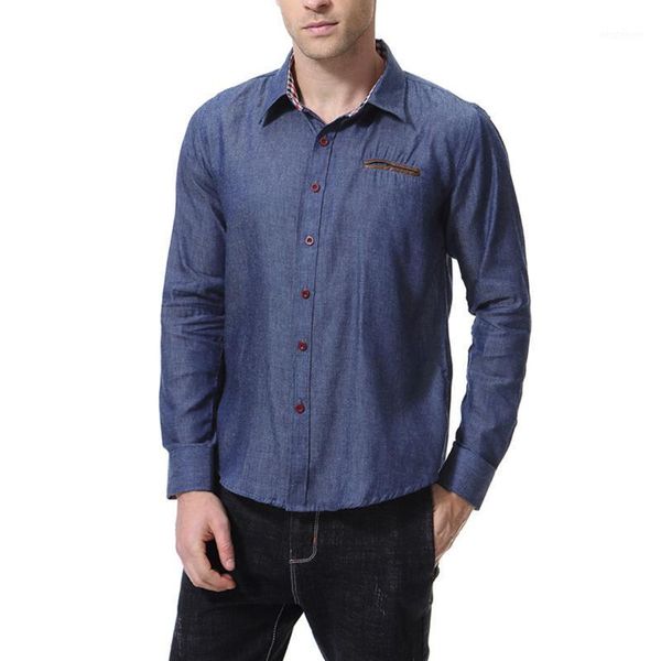 men's casual shirts quality 2021 fashion brand men shirt pocket fight leather dress long sleeve slim fit camisa masculina male shirts1, White;black
men's casual shirts quality 2021 fashion brand men shirt pocket fight leather dress long sleeve slim fit camisa masculina male shirts1, White;black