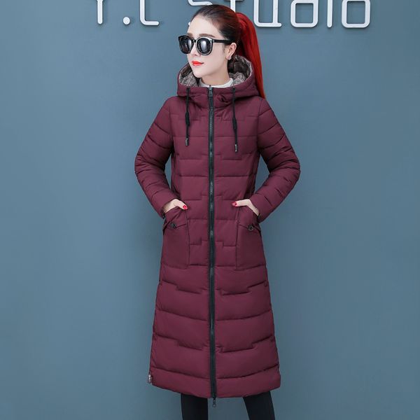 2021 newx-long women's winter down jacket slim office ladies hooded female cold coat plus size collar thick outwear l1ai, Black
2021 newx-long women's winter down jacket slim office ladies hooded female cold coat plus size collar thick outwear l1ai, Black