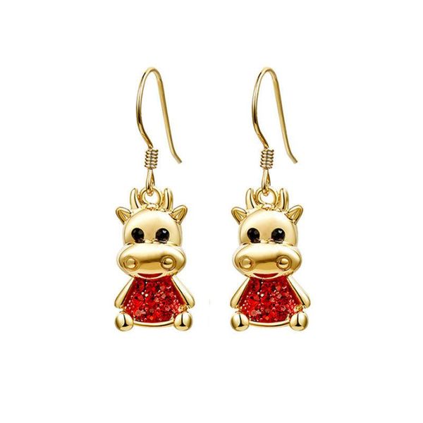 dangle & chandelier timeonly chinese style golden ox drop earring red crystal hollow metal coin chain earrings festival gifts jewellery for, Silver
dangle & chandelier timeonly chinese style golden ox drop earring red crystal hollow metal coin chain earrings festival gifts jewellery for, Silver