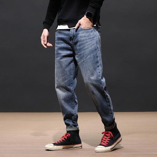 japanese vintage fashion men jeans retro blue loose denim harem pants streetwear designer wide leg baggy trousers
japanese vintage fashion men jeans retro blue loose denim harem pants streetwear designer wide leg baggy trousers