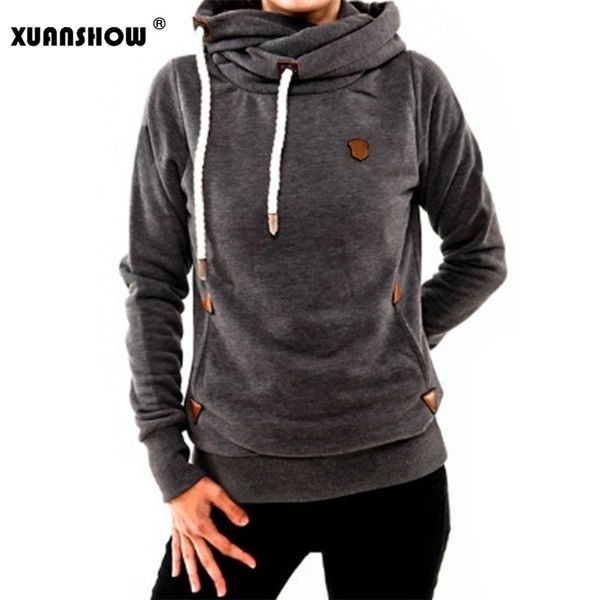 xuanshow female hoodies sweatshirts fashion winter thick women's long sleeve keep warm hooded coat casual plus size y200106, Black
xuanshow female hoodies sweatshirts fashion winter thick women's long sleeve keep warm hooded coat casual plus size y200106, Black