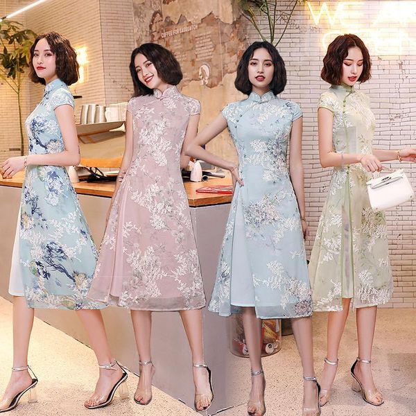 ethnic clothing vintage oversize 3xl novelty short chinese formal rayon dress style women mandarin collar qipao elegant lady cheongsam, Red
ethnic clothing vintage oversize 3xl novelty short chinese formal rayon dress style women mandarin collar qipao elegant lady cheongsam, Red