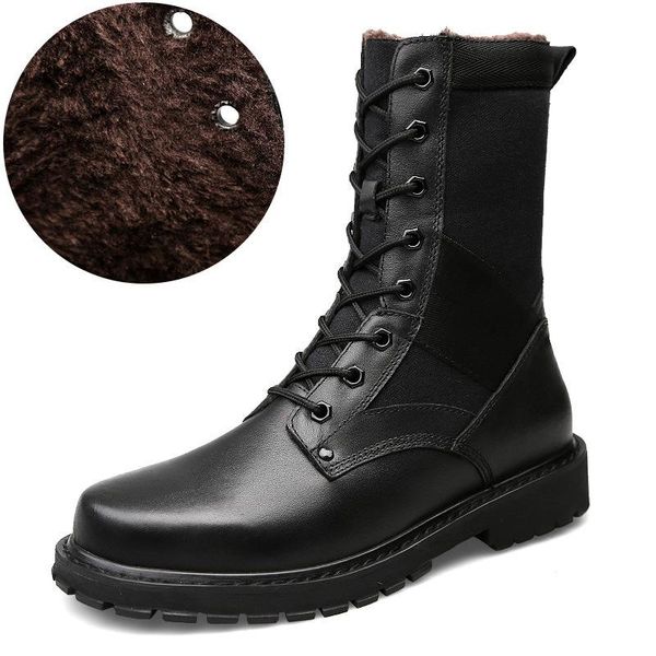 men's boot combat mens leather boots warm infantry tactical boots askeri boot army erkek ayakkabi motocycle, Black
men's boot combat mens leather boots warm infantry tactical boots askeri boot army erkek ayakkabi motocycle, Black