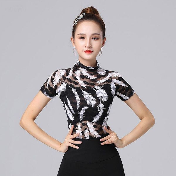 stage wear ballroom latin dance salsa rumba chacha performance practice costume for women short sleeves, Black;red
stage wear ballroom latin dance salsa rumba chacha performance practice costume for women short sleeves, Black;red
