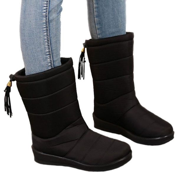 boots designer women ankle snow female down plush winter high girls fringe waterproof fur sapato feminino, Black
boots designer women ankle snow female down plush winter high girls fringe waterproof fur sapato feminino, Black
