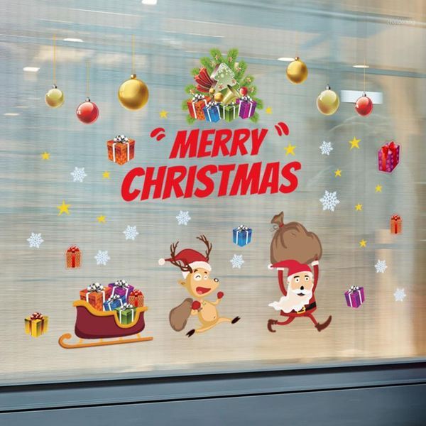 1 christmas wall sticker home decoration store window fashion decals cute cartoon christmas stickers
1 christmas wall sticker home decoration store window fashion decals cute cartoon christmas stickers