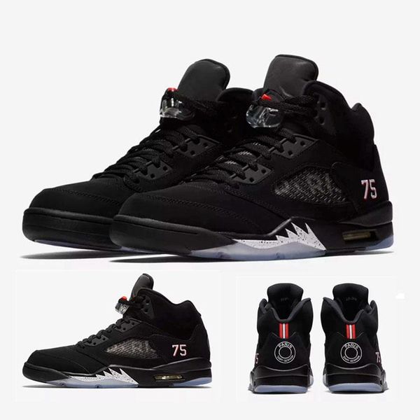 new 5 jumpman paris mens basketball shoes 5s triple black white mens trainer des chaussures sport sneakers zapatos size 40-47
new 5 jumpman paris mens basketball shoes 5s triple black white mens trainer des chaussures sport sneakers zapatos size 40-47