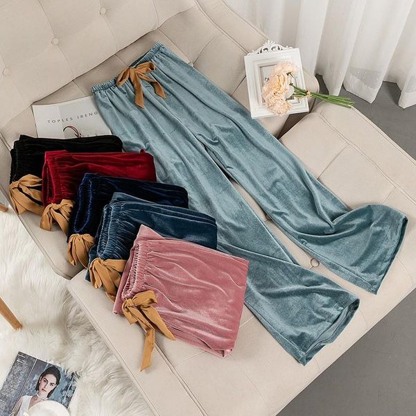 women's sleepwear velour women pajamas bottoms elastic waist casual nightwear 2021 autumn winter velvet long loose sleep pants, Black;red
women's sleepwear velour women pajamas bottoms elastic waist casual nightwear 2021 autumn winter velvet long loose sleep pants, Black;red
