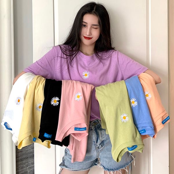 2021 New 8 colors summer embroidered floral sleeve short t-shirts of women women's shirt female harvest tops (c2353) E4ZV, White
2021 New 8 colors summer embroidered floral sleeve short t-shirts of women women's shirt female harvest tops (c2353) E4ZV, White