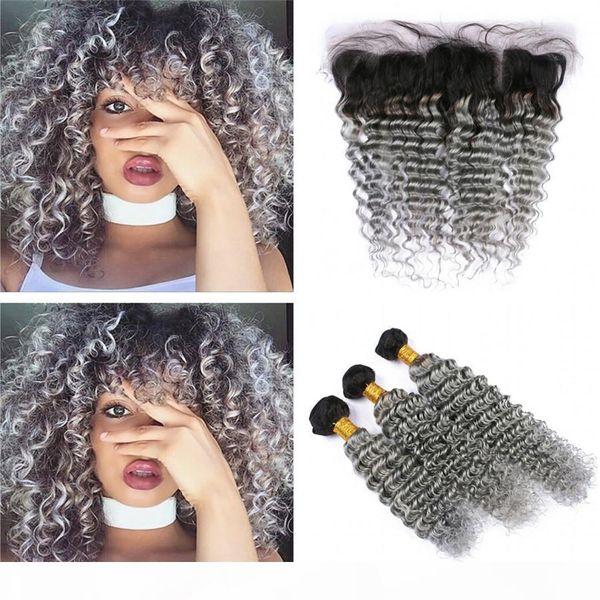 ombre 1b grey peruvian virgin hair bundles with middle 3 part lace frontal closure with sliver grey deep wave human hair, Black;brown
ombre 1b grey peruvian virgin hair bundles with middle 3 part lace frontal closure with sliver grey deep wave human hair, Black;brown