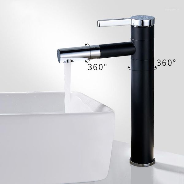 bathroom sink faucets basin faucet platform heightening white/black chrome cast tap rotate 720 degrees deck mounted robinet1
bathroom sink faucets basin faucet platform heightening white/black chrome cast tap rotate 720 degrees deck mounted robinet1
