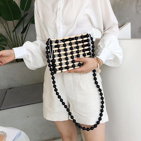 beading bag handmade women handbag party purse bride evening bag handle bags ladies luxury shoulder messenger bags 2020