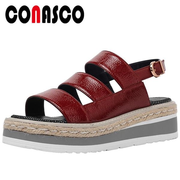 conasco women sandals 2020 summer new arrival wedges platforms heels shoes rome style fashion concise casual shoes woman, Black
conasco women sandals 2020 summer new arrival wedges platforms heels shoes rome style fashion concise casual shoes woman, Black