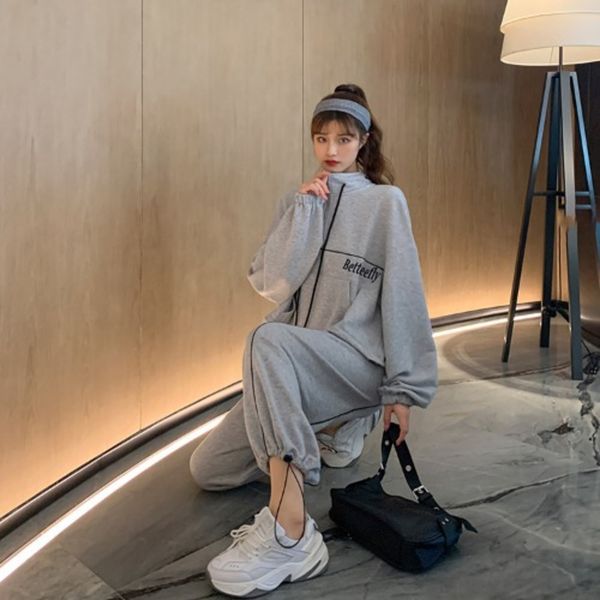 letter drawstring long sleeve loose pants 2-piece set 14026 letter embroidered drawstring long sleeve loose pants 2-piece set 14026 coat emb, Black
letter drawstring long sleeve loose pants 2-piece set 14026 letter embroidered drawstring long sleeve loose pants 2-piece set 14026 coat emb, Black