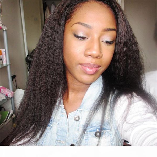 kinky straight full lace wigs for black women virgin malaysian unprocessed human hair italian yaki lace front wig bleached knots, Black;brown
kinky straight full lace wigs for black women virgin malaysian unprocessed human hair italian yaki lace front wig bleached knots, Black;brown