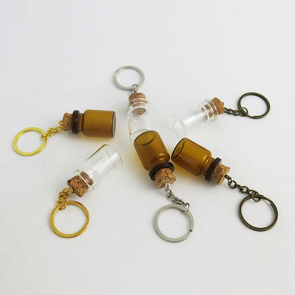 5ml 6ml 7ml 8ml transparent amber glass bottle key chain pendant perfume dispensing small cork vial keychain 500pcs
5ml 6ml 7ml 8ml transparent amber glass bottle key chain pendant perfume dispensing small cork vial keychain 500pcs