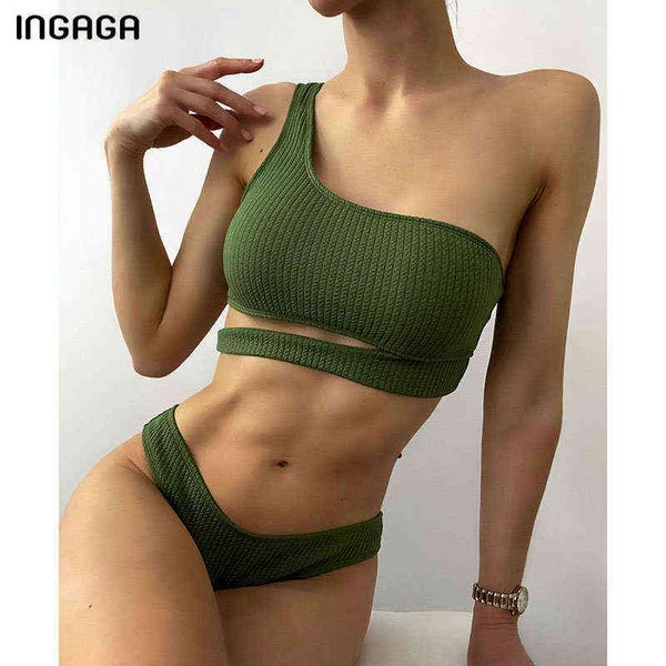 swimsuit ingaga one shoulder bikini ribbed swimwear women solid women's swimsuit cut out bathing suit summer beachwear biquini, White;black
swimsuit ingaga one shoulder bikini ribbed swimwear women solid women's swimsuit cut out bathing suit summer beachwear biquini, White;black
