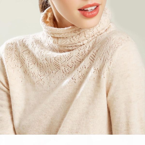 turtleneck cashmere cotton blend openwork carve sweater women 2020 autumn winter jumper sweter robe pull femme pullover sweaters, White;black
turtleneck cashmere cotton blend openwork carve sweater women 2020 autumn winter jumper sweter robe pull femme pullover sweaters, White;black