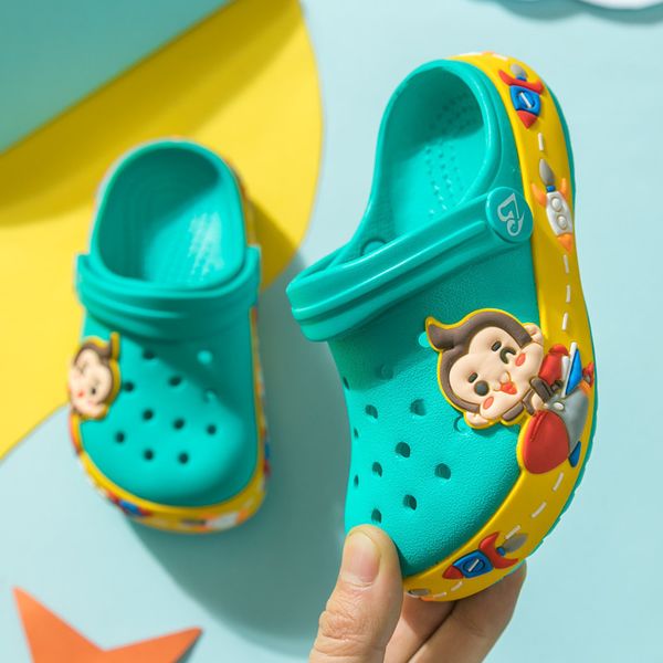 children garden shoes lovely cartoon monkey pattern eva indoor shoes for boys girls soft non slip summer kids beach slippers lj200826, Black
children garden shoes lovely cartoon monkey pattern eva indoor shoes for boys girls soft non slip summer kids beach slippers lj200826, Black