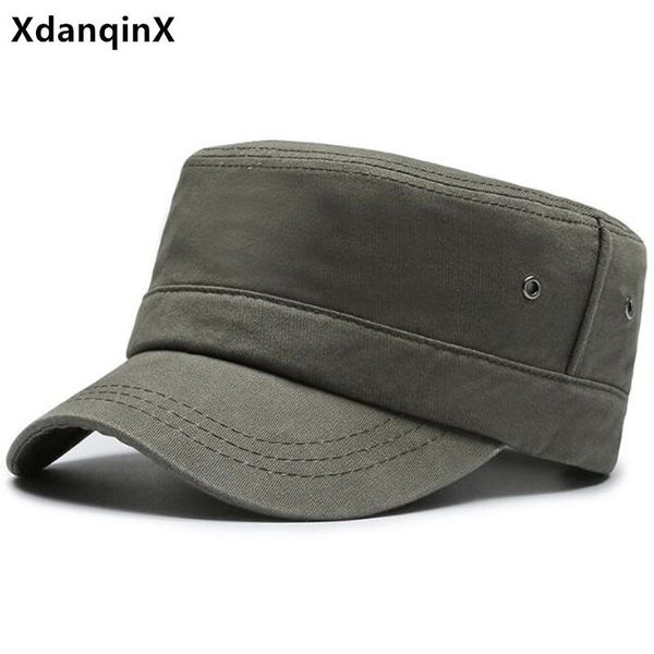 wide brim hats xdanqinx 2021 spring men's flat cap cotton snapback navy hat for men simple casual brand sports caps, Blue;gray
wide brim hats xdanqinx 2021 spring men's flat cap cotton snapback navy hat for men simple casual brand sports caps, Blue;gray