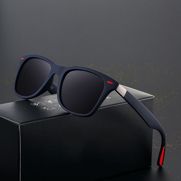 2020 brand design classic polarized sunglasses men women driving square frame sun glasses male shades goggle uv400 oculos de sol, White;black