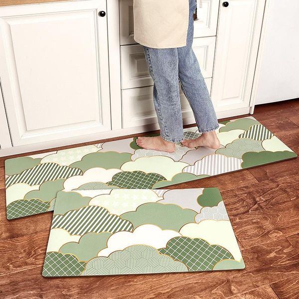 carpets pvc leather kitchen mat cloud printing carpet anti-skid waterproof and oil-proof foot thick soft rug
carpets pvc leather kitchen mat cloud printing carpet anti-skid waterproof and oil-proof foot thick soft rug