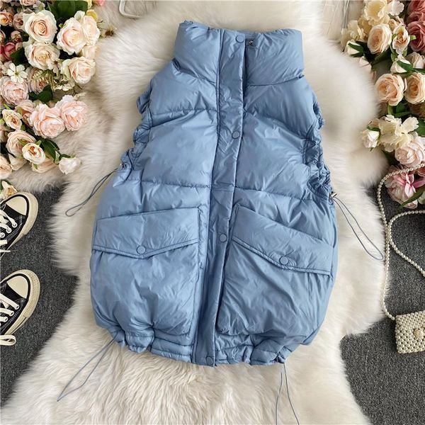 2020 new fashion casual women's clothing fall/winter stand-up collar down cotton vest women thick lace vest women, Black;white
2020 new fashion casual women's clothing fall/winter stand-up collar down cotton vest women thick lace vest women, Black;white