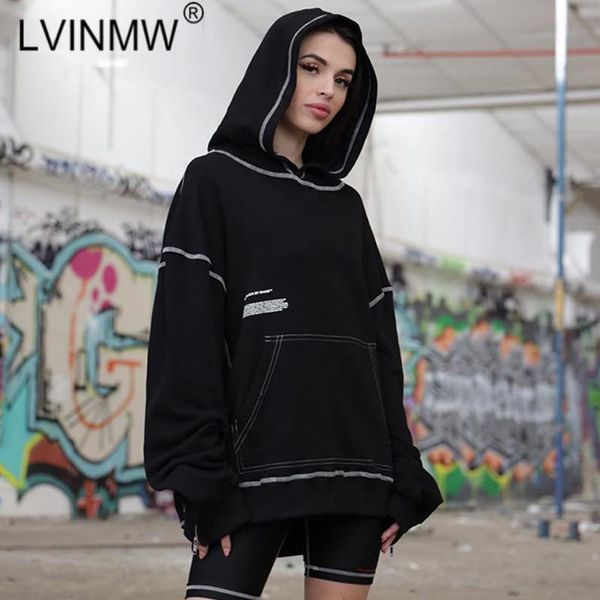 lvinmw hooded long sleeve pockets loose gothic pullovers pattern print patchwork casual hoodies women designed streetwear, Black
lvinmw hooded long sleeve pockets loose gothic pullovers pattern print patchwork casual hoodies women designed streetwear, Black