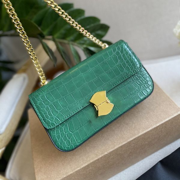 triomphe crocodile grain bag 20*10cm genuine cowhide leather women handbag golden chain shopping bags lady wallet boutique d220115
triomphe crocodile grain bag 20*10cm genuine cowhide leather women handbag golden chain shopping bags lady wallet boutique d220115