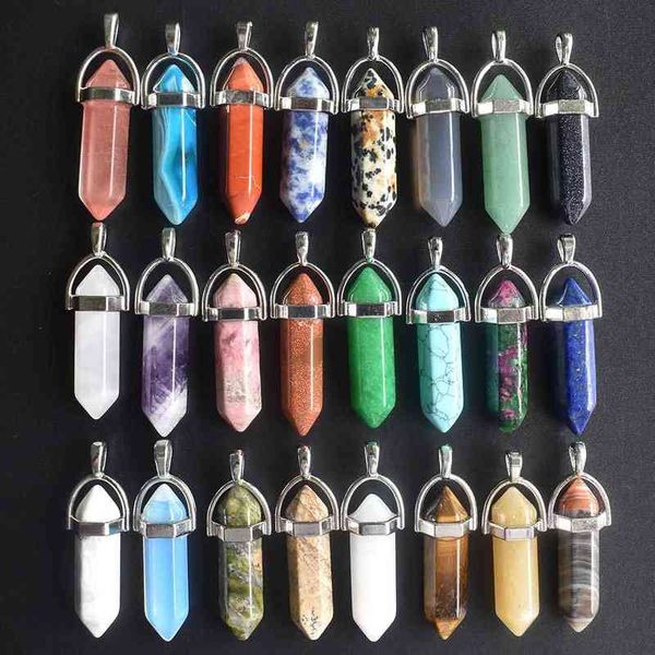 wholesale 24pcs/lot 2020 assorted natural stone mixed pillar charms chakra pendants & necklaces for making aa220315, Bronze;silver
wholesale 24pcs/lot 2020 assorted natural stone mixed pillar charms chakra pendants & necklaces for making aa220315, Bronze;silver