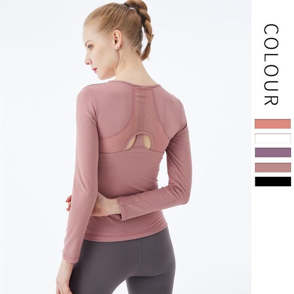 yoga outfits solid color autumn nylon casual tight long sleeve t-shirts quick dry fitness crop sports shirts woman, White;red
yoga outfits solid color autumn nylon casual tight long sleeve t-shirts quick dry fitness crop sports shirts woman, White;red