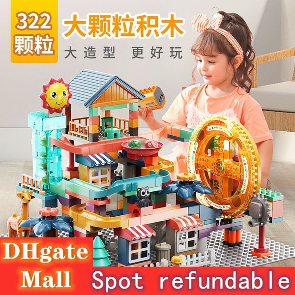 fei le building blocks 322 large particles assembled puzzle toy motor turntable slideway children boys and girls variety assembling toys
fei le building blocks 322 large particles assembled puzzle toy motor turntable slideway children boys and girls variety assembling toys