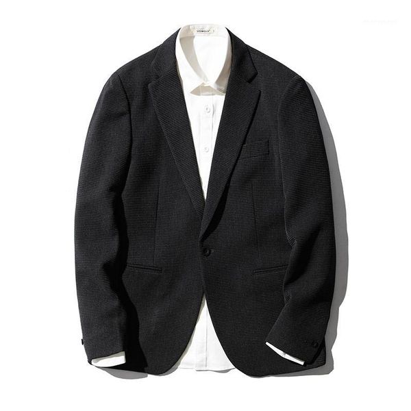 men's suits & blazers men spring autumn fashion stripe japanese suit jacket loose young gentleman leisure uniform casual blazer black g, White;black
men's suits & blazers men spring autumn fashion stripe japanese suit jacket loose young gentleman leisure uniform casual blazer black g, White;black
