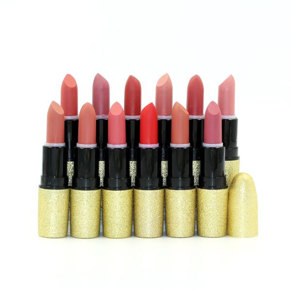 bullet matte lipstick batom lipgloss base easy to wear natural gold tubes wholesale makeup colored lipsticks
bullet matte lipstick batom lipgloss base easy to wear natural gold tubes wholesale makeup colored lipsticks