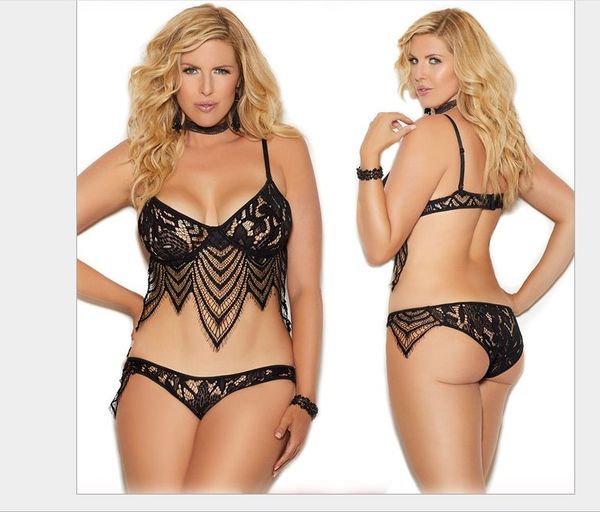 european and american foreign trade underwear lace three-point split underwear suit wholesale, Red;black
european and american foreign trade underwear lace three-point split underwear suit wholesale, Red;black