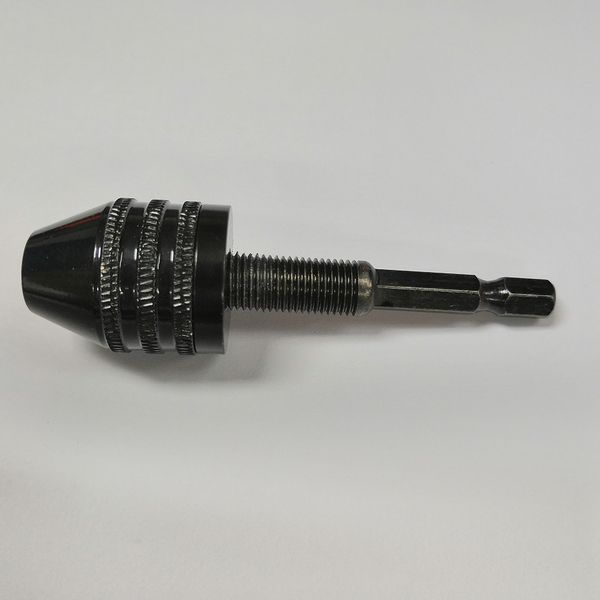 0.5-8mm Keyless Drill Chuck Conversion Tool 1/4 Inch Hex Shank Quick Change Adapter Converter