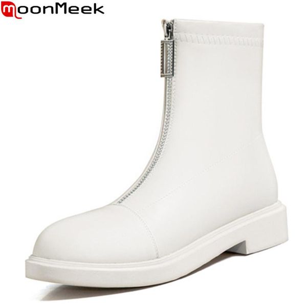 moonmeek 2021 big size 33-43 fashion ankle boots comfortable low heel round toe women boots autumn winter casual shoes, Black
moonmeek 2021 big size 33-43 fashion ankle boots comfortable low heel round toe women boots autumn winter casual shoes, Black