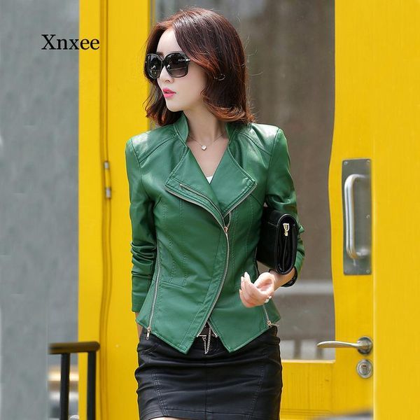 motorcycle leather clothing female spring and autumn slim women leather jacket brief short casual coat s-4xl, Black
motorcycle leather clothing female spring and autumn slim women leather jacket brief short casual coat s-4xl, Black
