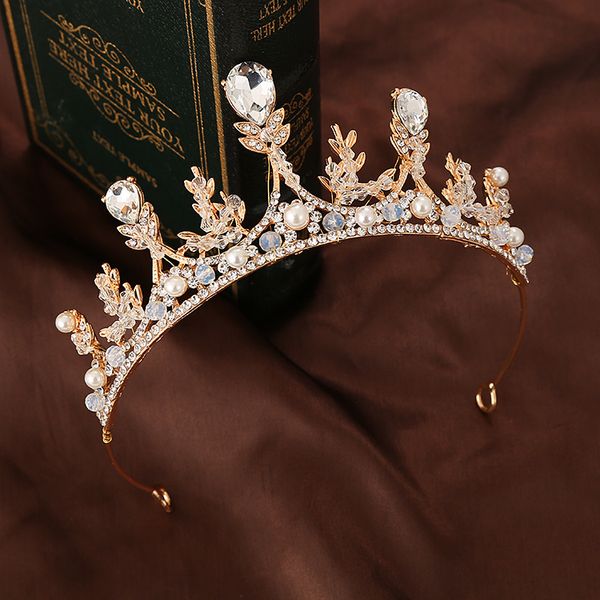 headdress princess girl's crown crystal headband children's hair pin piano performance accessories
headdress princess girl's crown crystal headband children's hair pin piano performance accessories