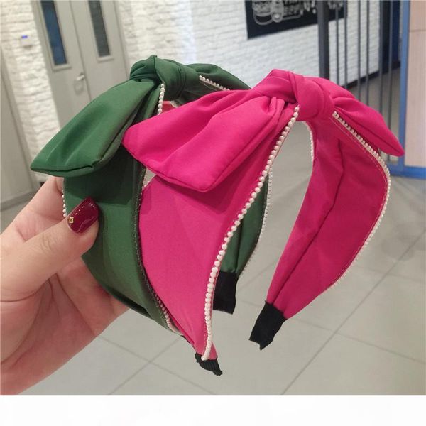 fashion luxuriou big bow cloth hair hoop headband hairband for women girls small fresh style hair band accessories
fashion luxuriou big bow cloth hair hoop headband hairband for women girls small fresh style hair band accessories
