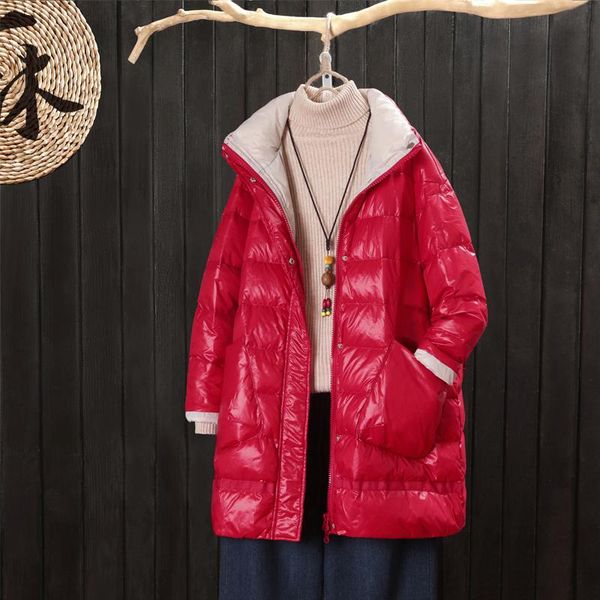 women's down jacket autumn winter ultra light down jacket women plus size long duck puffer coat 2020 new warm outerwear, Black
women's down jacket autumn winter ultra light down jacket women plus size long duck puffer coat 2020 new warm outerwear, Black